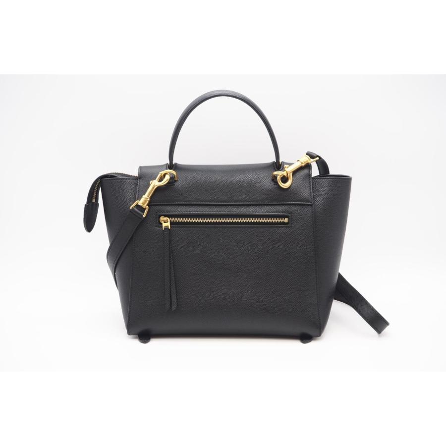 ★3日以内返品可★ 美品 CELINE セリーヌ グレインドカーフスキン マイクロ ベルトバッグ 180153 | CELINE | 02