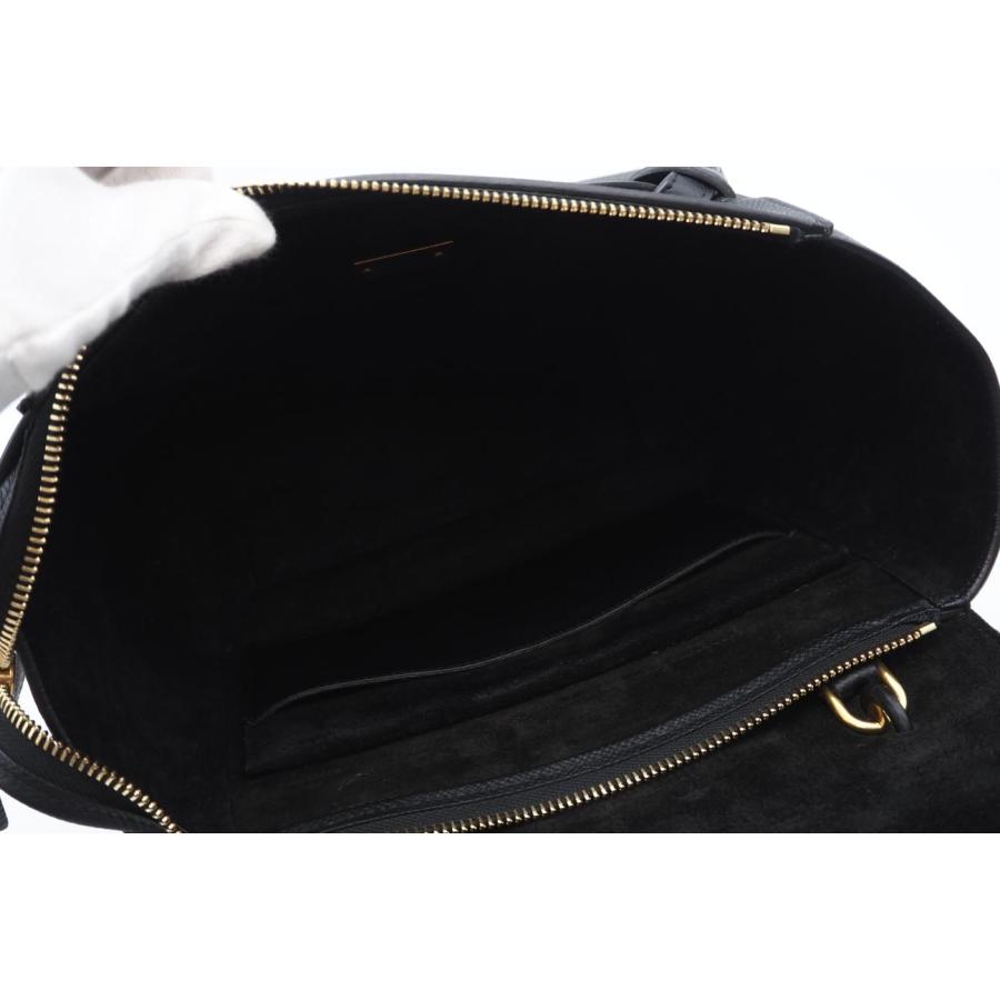 ★3日以内返品可★ 美品 CELINE セリーヌ グレインドカーフスキン マイクロ ベルトバッグ 180153 | CELINE | 07