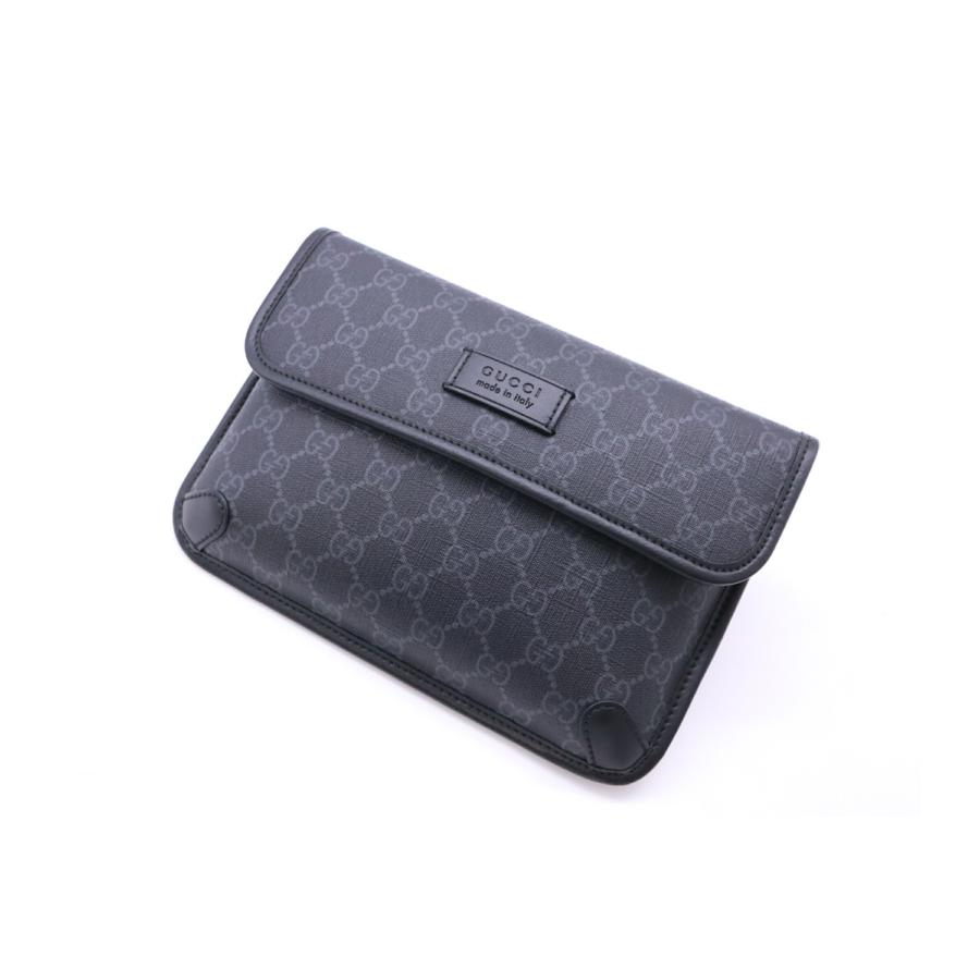 ★3日以内返品可★  GUCCI グッチ GGスプリーム PVC レザー ボディバッグ 598113 ボディバッグ ブラック | GUCCI | 02