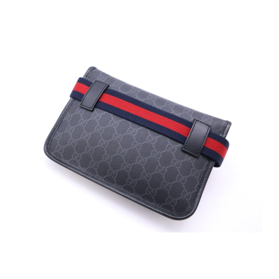 ★3日以内返品可★  GUCCI グッチ GGスプリーム PVC レザー ボディバッグ 598113 ボディバッグ ブラック | GUCCI | 03