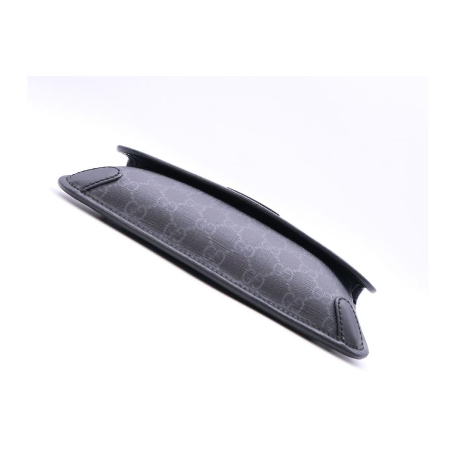 ★3日以内返品可★  GUCCI グッチ GGスプリーム PVC レザー ボディバッグ 598113 ボディバッグ ブラック | GUCCI | 07