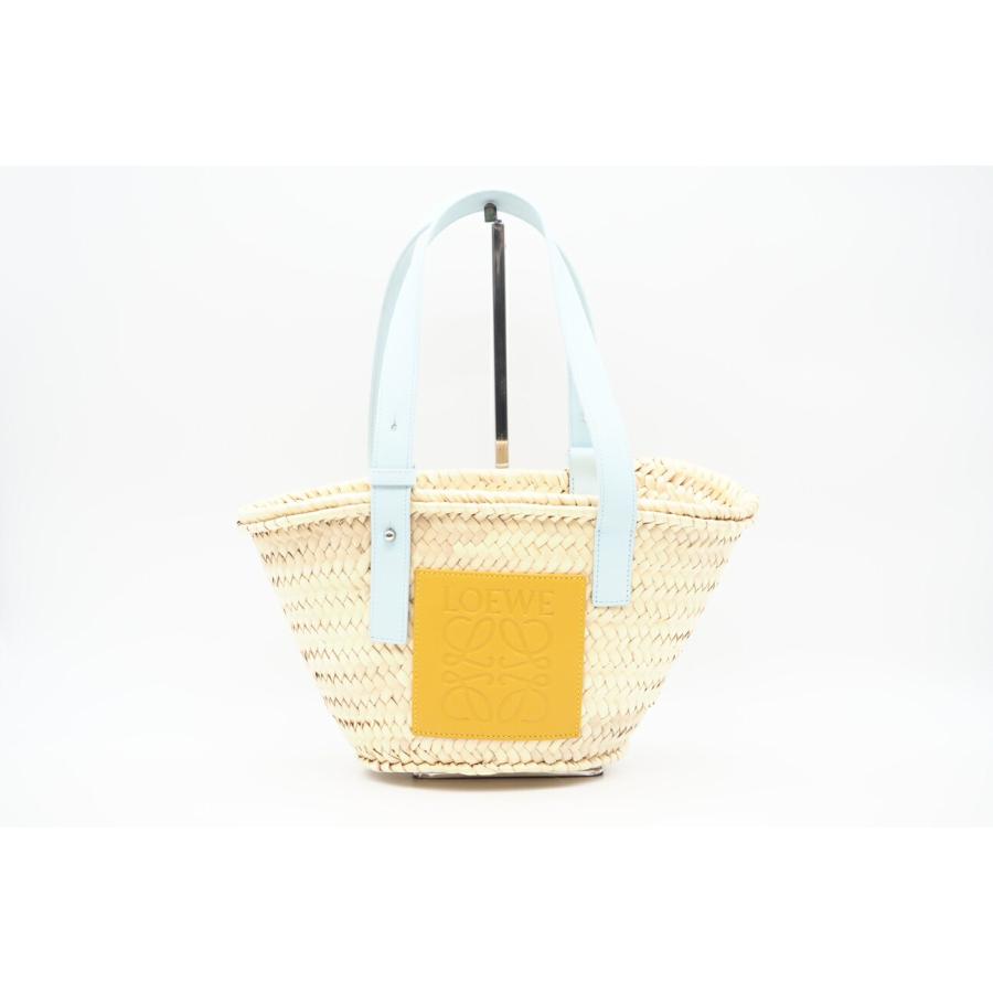 ★3日以内返品可★ 極美品 LOEWE ロエベ ヤシの葉&カーフ バスケットバッグ スモール 327.02.S93 ハンドバッグ | LOEWE