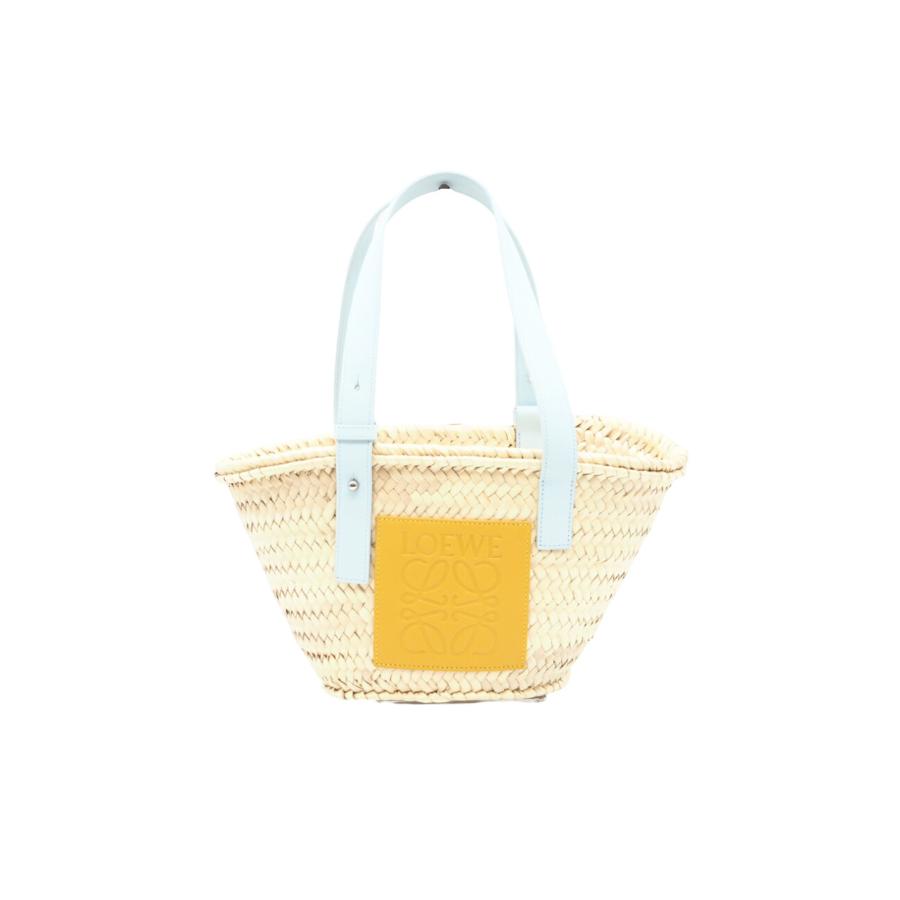 ★3日以内返品可★ 極美品 LOEWE ロエベ ヤシの葉&カーフ バスケットバッグ スモール 327.02.S93 ハンドバッグ | LOEWE | 01