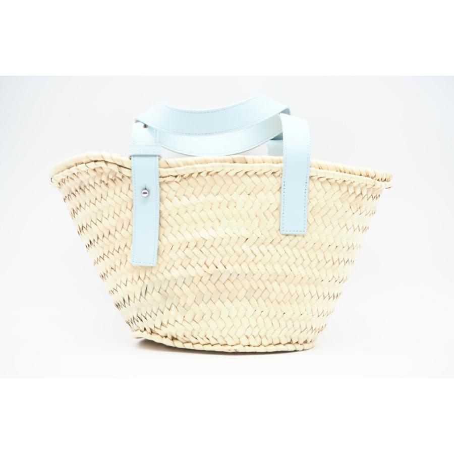 ★3日以内返品可★ 極美品 LOEWE ロエベ ヤシの葉&カーフ バスケットバッグ スモール 327.02.S93 ハンドバッグ | LOEWE | 03
