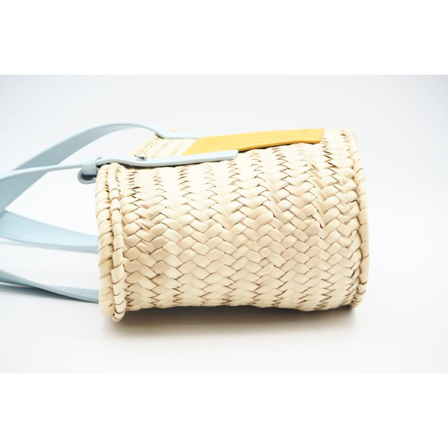 ★3日以内返品可★ 極美品 LOEWE ロエベ ヤシの葉&カーフ バスケットバッグ スモール 327.02.S93 ハンドバッグ | LOEWE | 06
