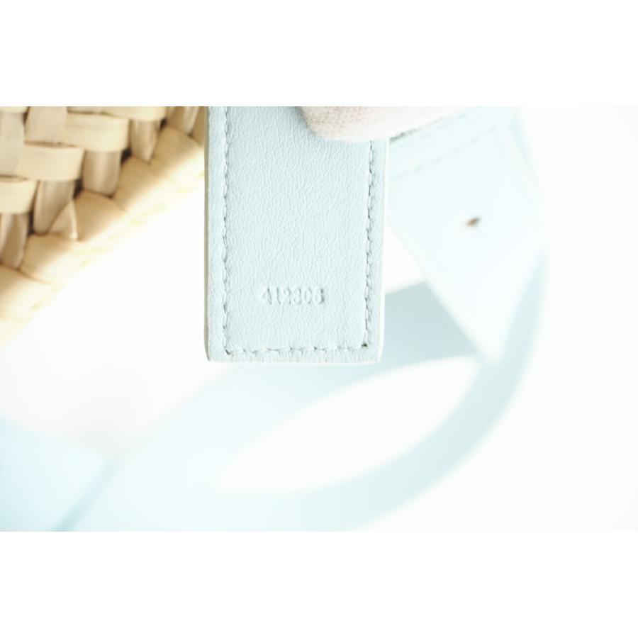 ★3日以内返品可★ 極美品 LOEWE ロエベ ヤシの葉&カーフ バスケットバッグ スモール 327.02.S93 ハンドバッグ | LOEWE | 09