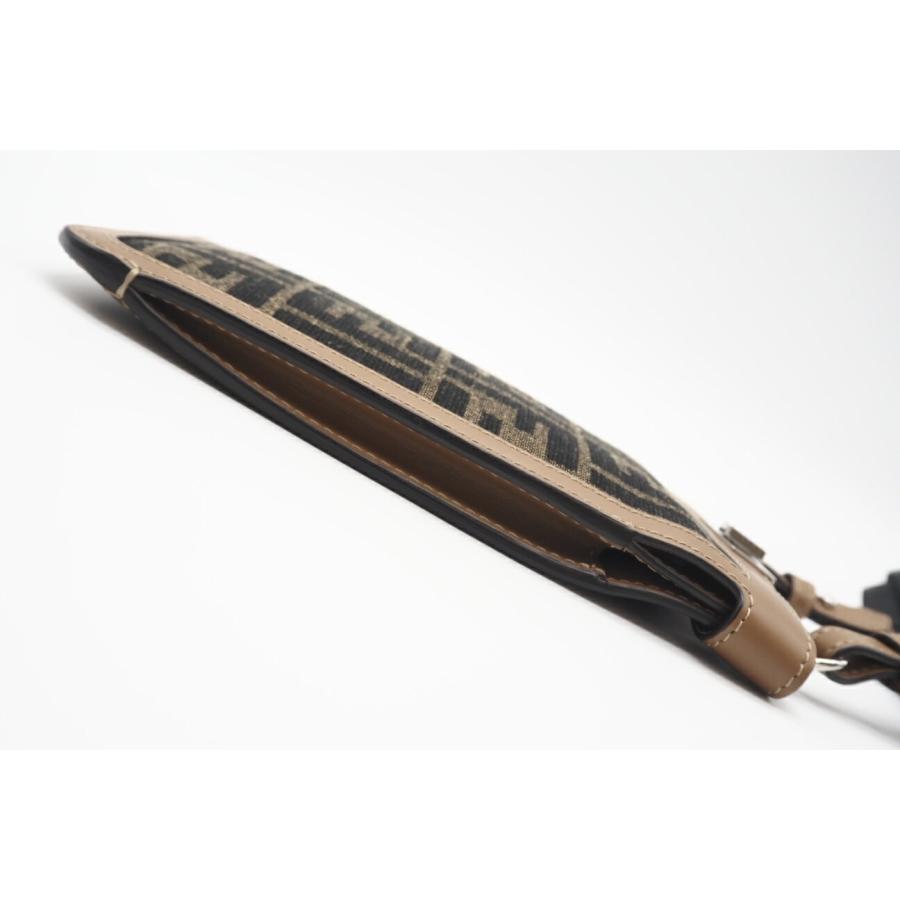 ★3日以内返品可★ 美品 FENDI フェンディ ズッカ キャンバス レザー フォンポーチ 7AS156 ショルダーバッグ | FENDI | 05