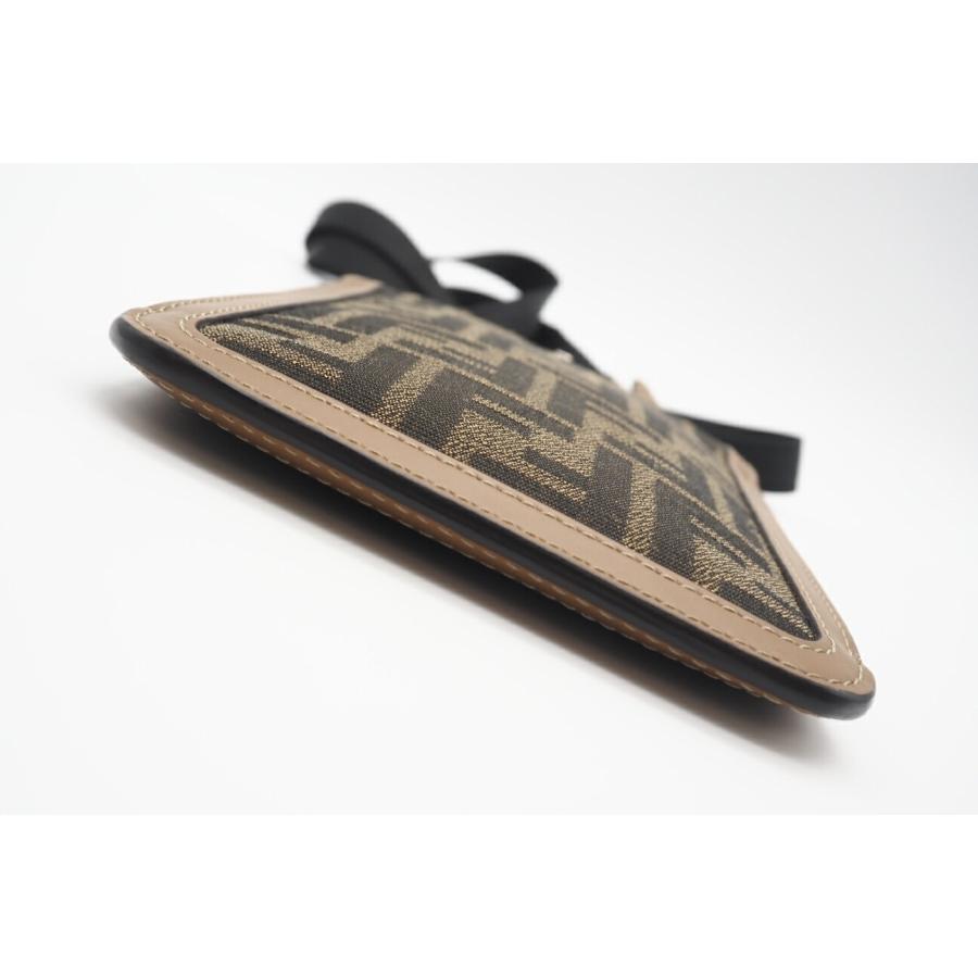 ★3日以内返品可★ 美品 FENDI フェンディ ズッカ キャンバス レザー フォンポーチ 7AS156 ショルダーバッグ | FENDI | 06