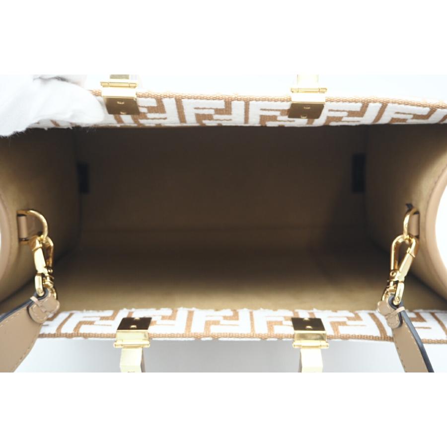 ★3日以内返品可★ 極美品 FENDI フェンディ FFジャカード ファブリック ショッパー フェンディ サンシャイン | FENDI | 08