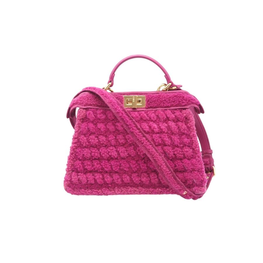 ★3日以内返品可★ 美品 FENDI フェンディ ピーカブー アイシーユー スモール ボア 2WAYハンドバッグ 8BN327 | FENDI | 01