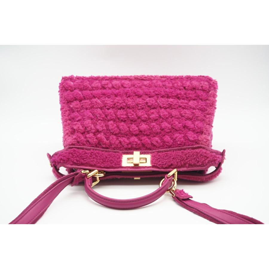 ★3日以内返品可★ 美品 FENDI フェンディ ピーカブー アイシーユー スモール ボア 2WAYハンドバッグ 8BN327 | FENDI | 04