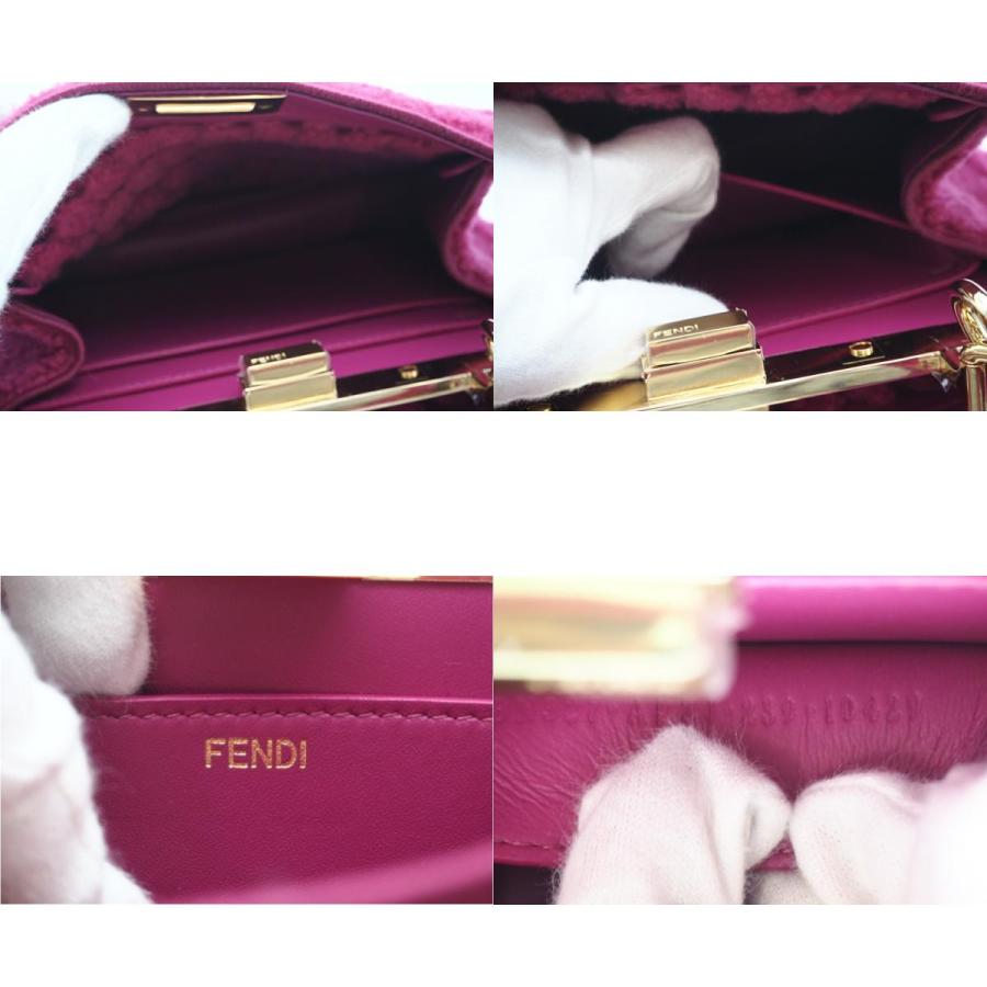 ★3日以内返品可★ 美品 FENDI フェンディ ピーカブー アイシーユー スモール ボア 2WAYハンドバッグ 8BN327 | FENDI | 09