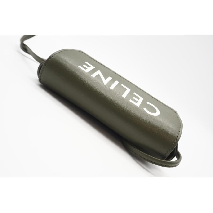 ★3日以内返品可★ 極美品 CELINE セリーヌ レザー ロゴ トライアングル ショルダーバッグ 193DVL | CELINE | 04