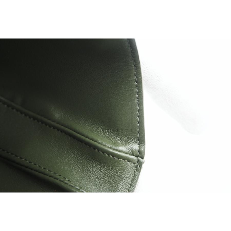 ★3日以内返品可★ 極美品 CELINE セリーヌ レザー ロゴ トライアングル ショルダーバッグ 193DVL | CELINE | 09