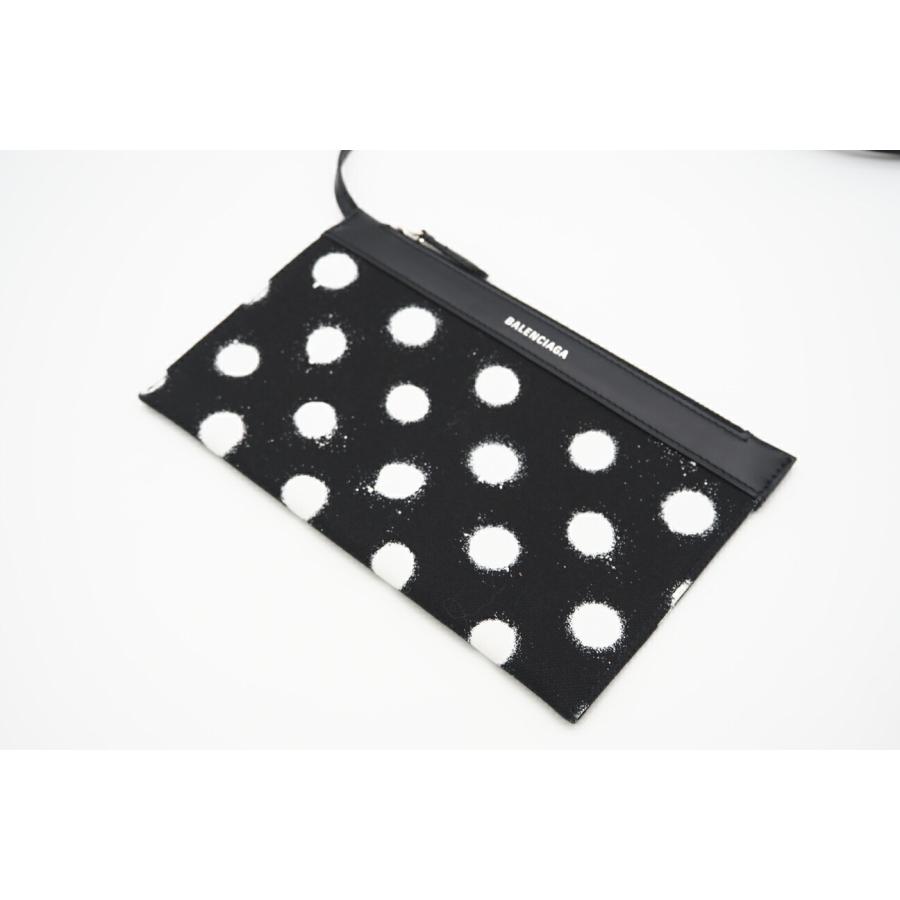 ★3日以内返品可★ 美品 BALENCIAGA バレンシアガ Navy スモール カバス ドット柄 キャンバス トート | BALENCIAGA | 02