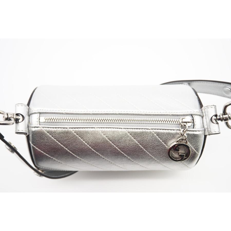 ★3日以内返品可★ 極美品 GUCCI グッチ ブロンディ ミニ ワンショルダー 760170 ショルダーバッグ シルバー_4