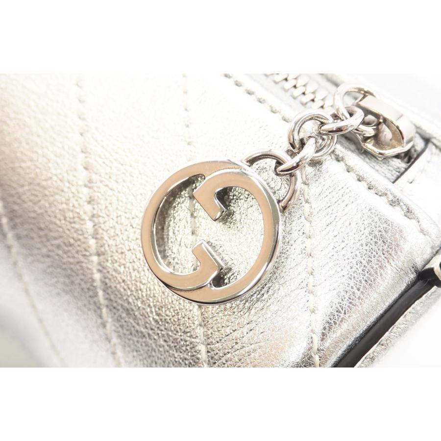 ★3日以内返品可★ 極美品 GUCCI グッチ ブロンディ ミニ ワンショルダー 760170 ショルダーバッグ シルバー_8