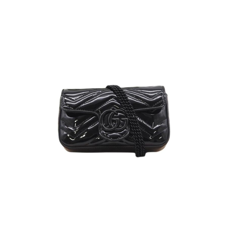 ★3日以内返品可★ 極美品 GUCCI グッチ GGマーモント パテントレザー ミニバッグ 476433 ショルダーバッグ | GUCCI | 01