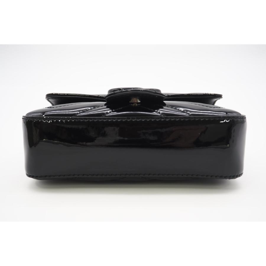 ★3日以内返品可★ 極美品 GUCCI グッチ GGマーモント パテントレザー ミニバッグ 476433 ショルダーバッグ | GUCCI | 04