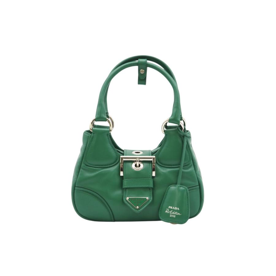 ★3日以内返品可★ 極美品 PRADA プラダ パデッドナッパ レザー ムーン 2WAYバッグ 1BA381 | PRADA | 01