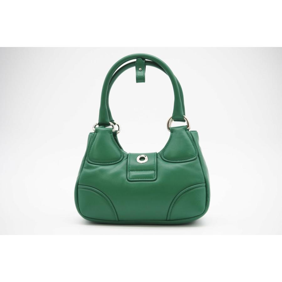 ★3日以内返品可★ 極美品 PRADA プラダ パデッドナッパ レザー ムーン 2WAYバッグ 1BA381 | PRADA | 03