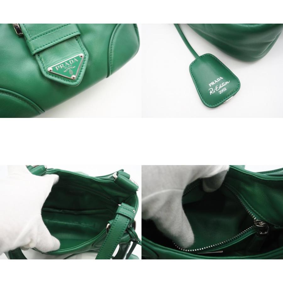 ★3日以内返品可★ 極美品 PRADA プラダ パデッドナッパ レザー ムーン 2WAYバッグ 1BA381 | PRADA | 08