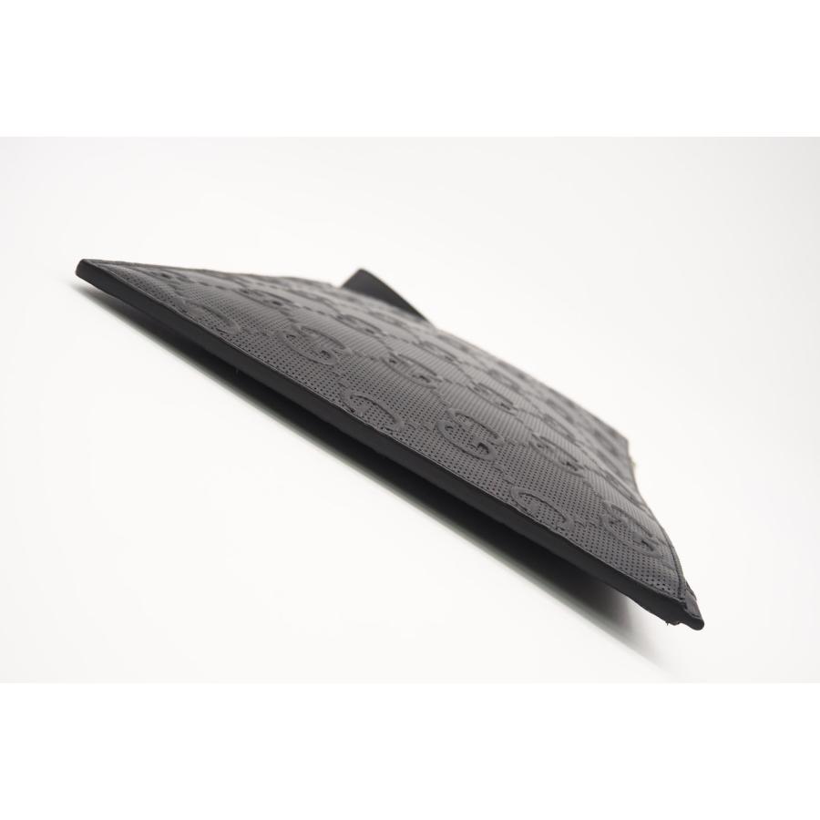 ★3日以内返品可★ 極美品 GUCCI グッチ GGエンボス レザー クラッチ 625569 クラッチバッグ ブラック レザー | GUCCI | 06