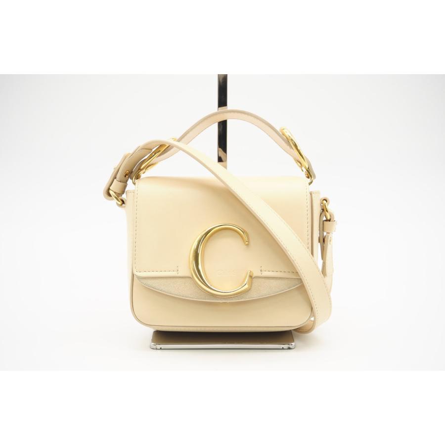 ★3日以内返品可★ 美品 Chloe クロエ カーフ スエード クロエ シー 2WAYハンドバッグ CHC19US193 | Chloe