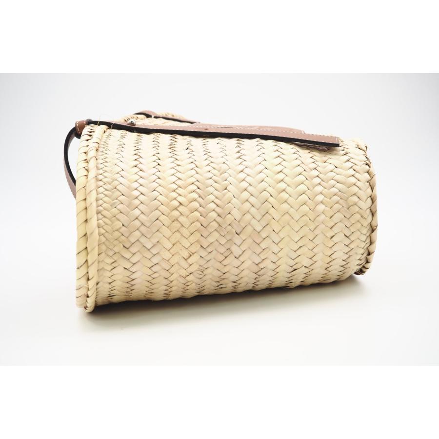 ★3日以内返品可★ 美品 LOEWE ロエベ ヤシの葉 カーフ バスケットバッグ ミディアム ナチュラル A546T37Ｘ01 | LOEWE | 03