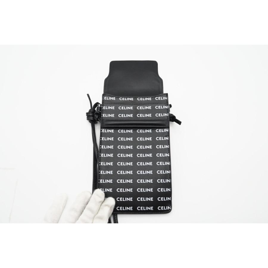 ★3日以内返品可★ 極美品 CELINE セリーヌ レザー ヴィンテージロゴプリント ジップアラウンドウォレット 496317 | CELINE | 08