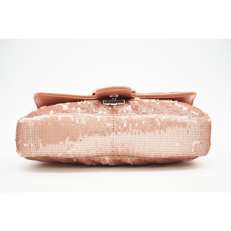 ★3日以内返品可★ 極美品 GUCCI グッチ GGマーモント レザー スパンコール チェーンショルダー 446744 | GUCCI | 05