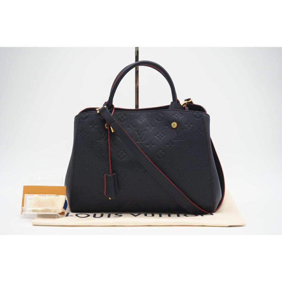 ★3日以内返品可★ 極美品 LOUIS VUITTON ルイ・ヴィトン アンプラント モンテーニュMM マリーヌルージュ | LOUIS VUITTON