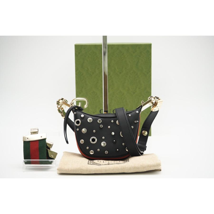 GUCCI（グッチ） ☆3日以内返品可☆ 美品 レザー スタッズ ミニ 2WAY 
