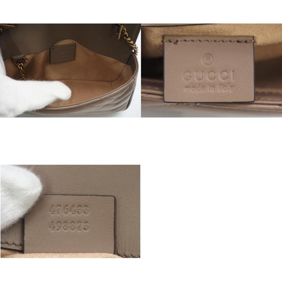 GUCCI（グッチ） ☆3日以内返品可☆ 美品 GGマーモント レザー