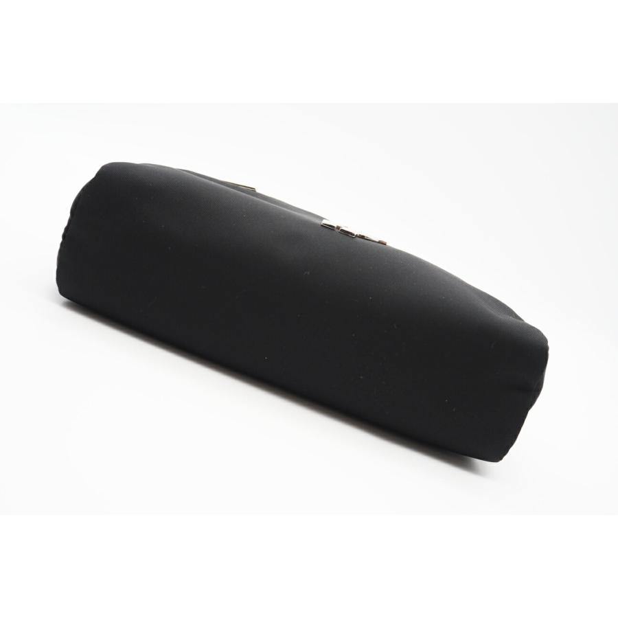 ★3日以内返品可★ 極美品 PRADA プラダ ナイロン テスートスマルト ロゴポーチ 1NE021 ポーチ ブラック ナイロン | PRADA | 05