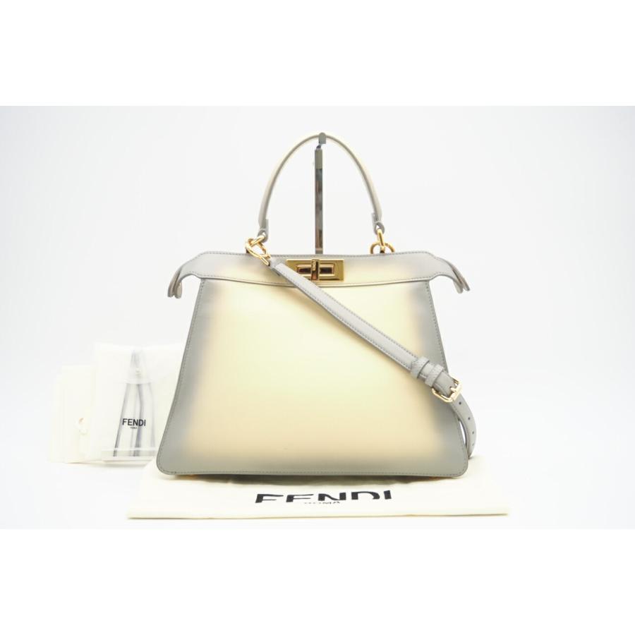 ★3日以内返品可★ 美品 FENDI フェンディ レザー ピーカブーISeeU ミディアム 8BN321 | FENDI