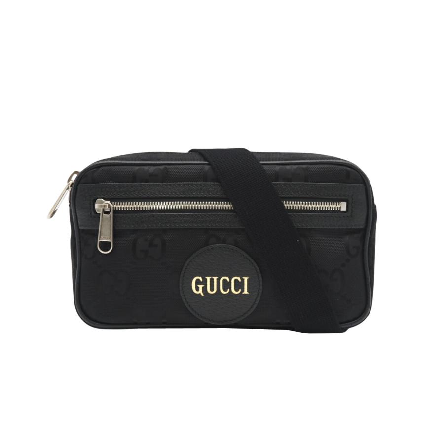 【現行 美品】GUCCI　ボディバッグ オフザグリッド GG柄 631341 黒 GUCCI（グッチ） ☆3日以内返品可☆ 極美品 オフザグリッド GGナイロン