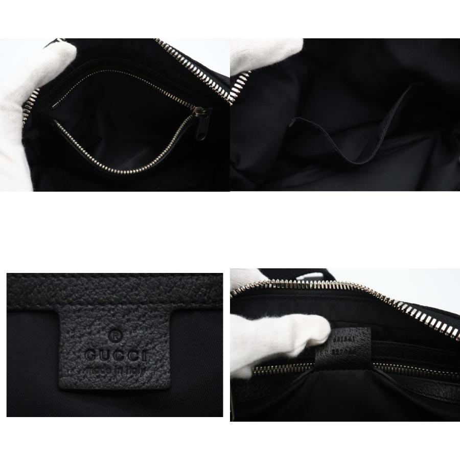 【現行 美品】GUCCI　ボディバッグ オフザグリッド GG柄 631341 黒 GUCCI（グッチ） ☆3日以内返品可☆ 極美品 オフザグリッド GGナイロン