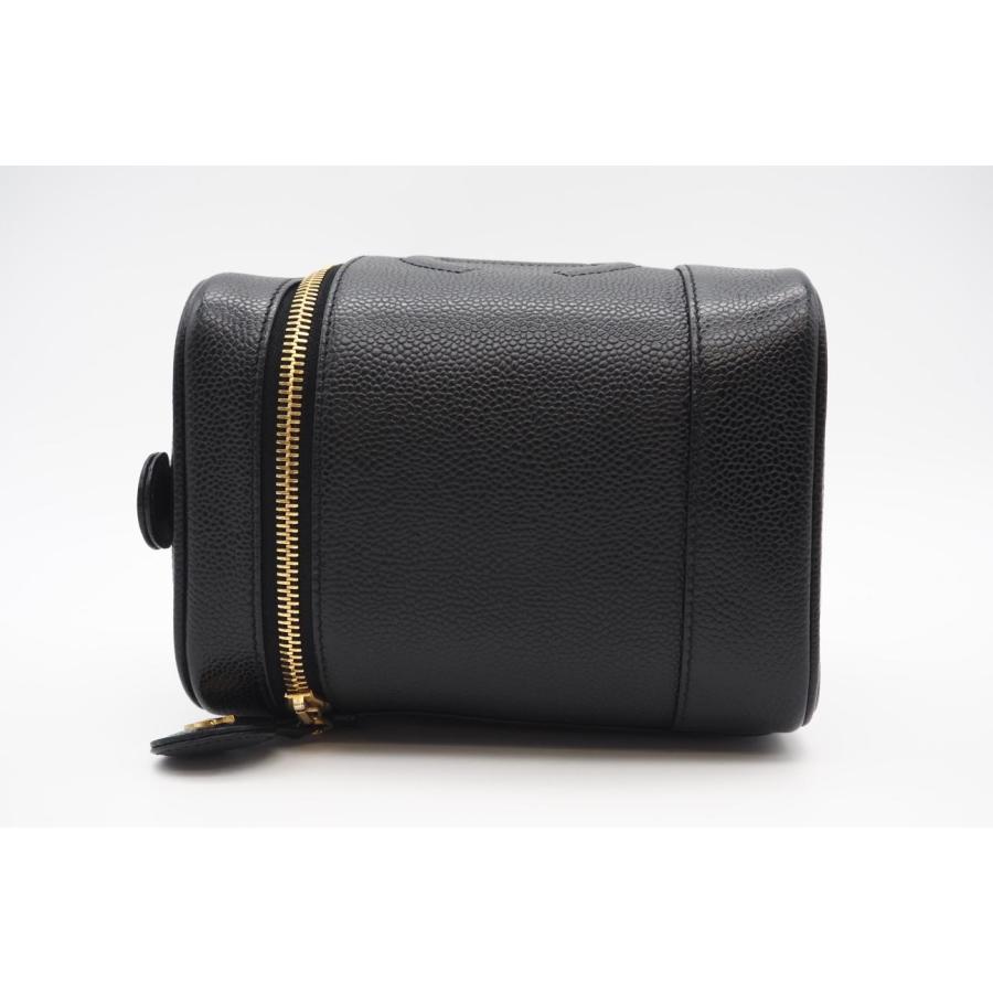 ★3日以内返品可★ 美品 CHANEL シャネル ココマーク キャビアスキン バニティバッグ A01998 ハンドバッグの画像