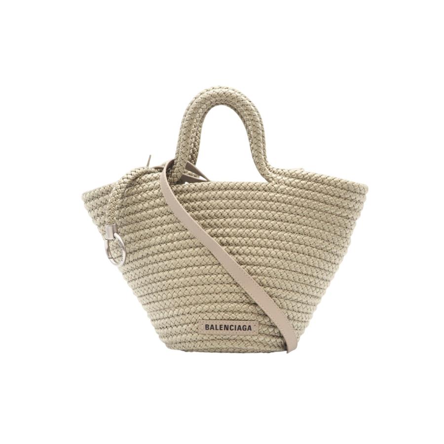 ★3日以内返品可★ 美品 BALENCIAGA バレンシアガ イビザ スモール バスケットバッグ ベージュ 650987 | BALENCIAGA | 01