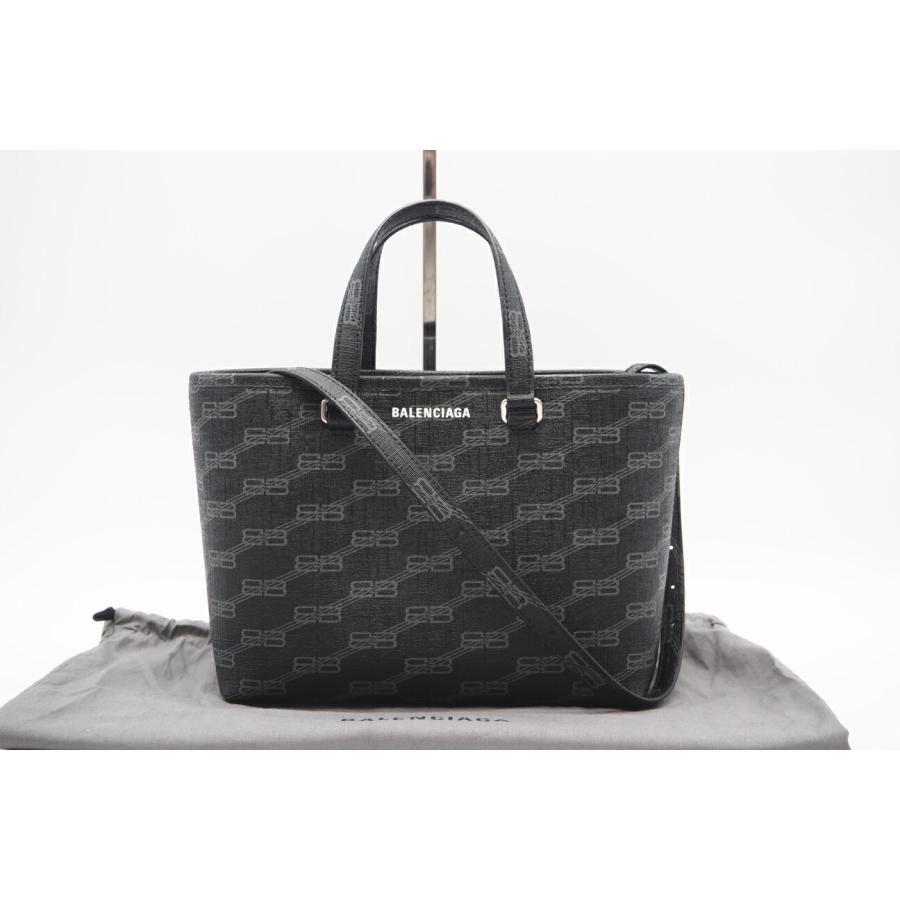★3日以内返品可★ 極美品 BALENCIAGA バレンシアガ BBモノグラム シグネチャースモールショッパーバッグ | BALENCIAGA