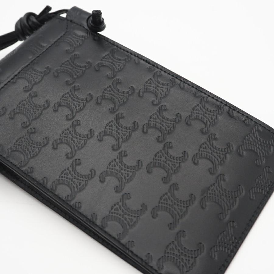 ★3日以内返品可★ 極美品 CELINE セリーヌ トリオンフ レザー フォンホルダー 10G333FQD-38SI | CELINE | 03