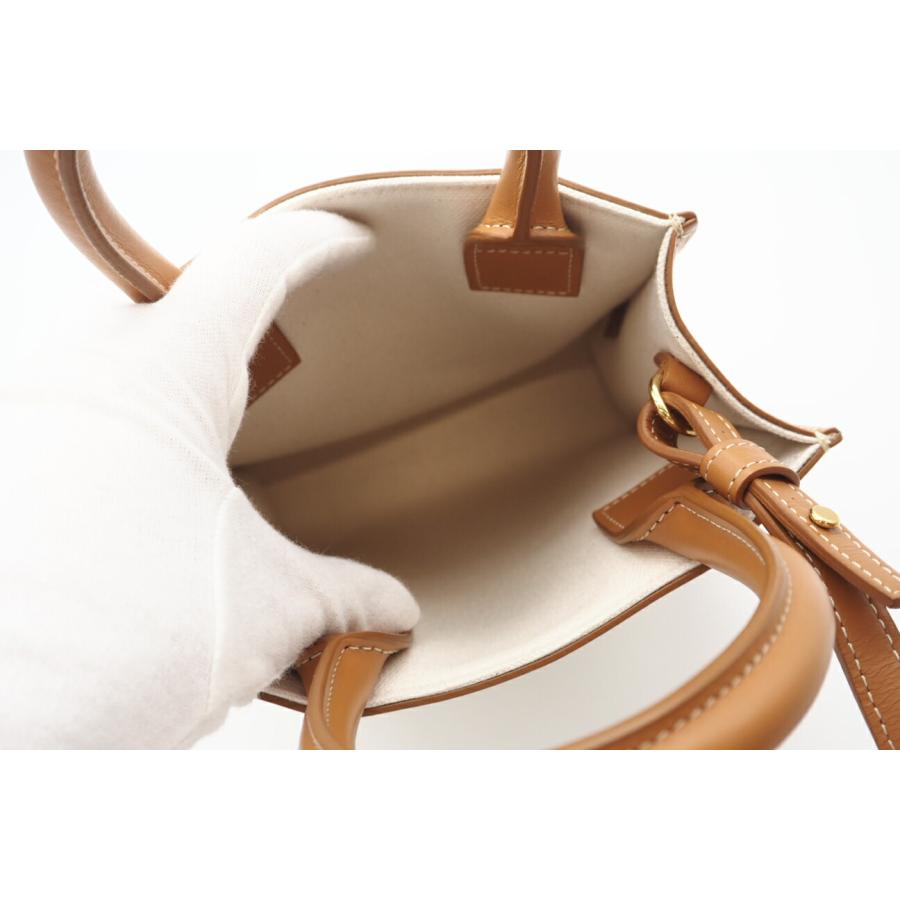 ★3日以内返品可★ 美品 CELINE セリーヌ キャンバス ミニ バーティカル カバ NATURAL TAN | CELINE | 08