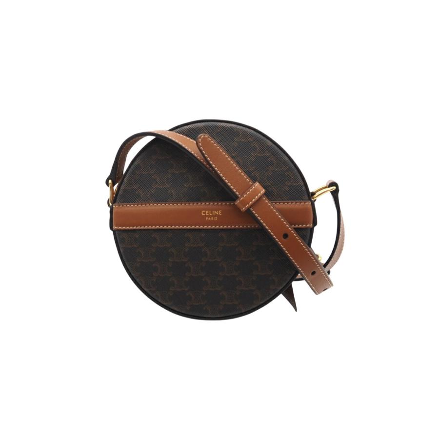 ★3日以内返品可★ 極美品 CELINE セリーヌ トリオンフ ラウンドパース ショルダーバッグ 10G342CAM | CELINE | 01