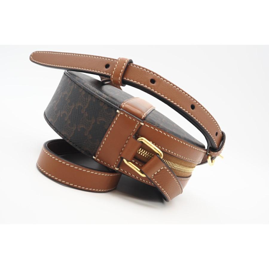 ★3日以内返品可★ 極美品 CELINE セリーヌ トリオンフ ラウンドパース ショルダーバッグ 10G342CAM | CELINE | 06