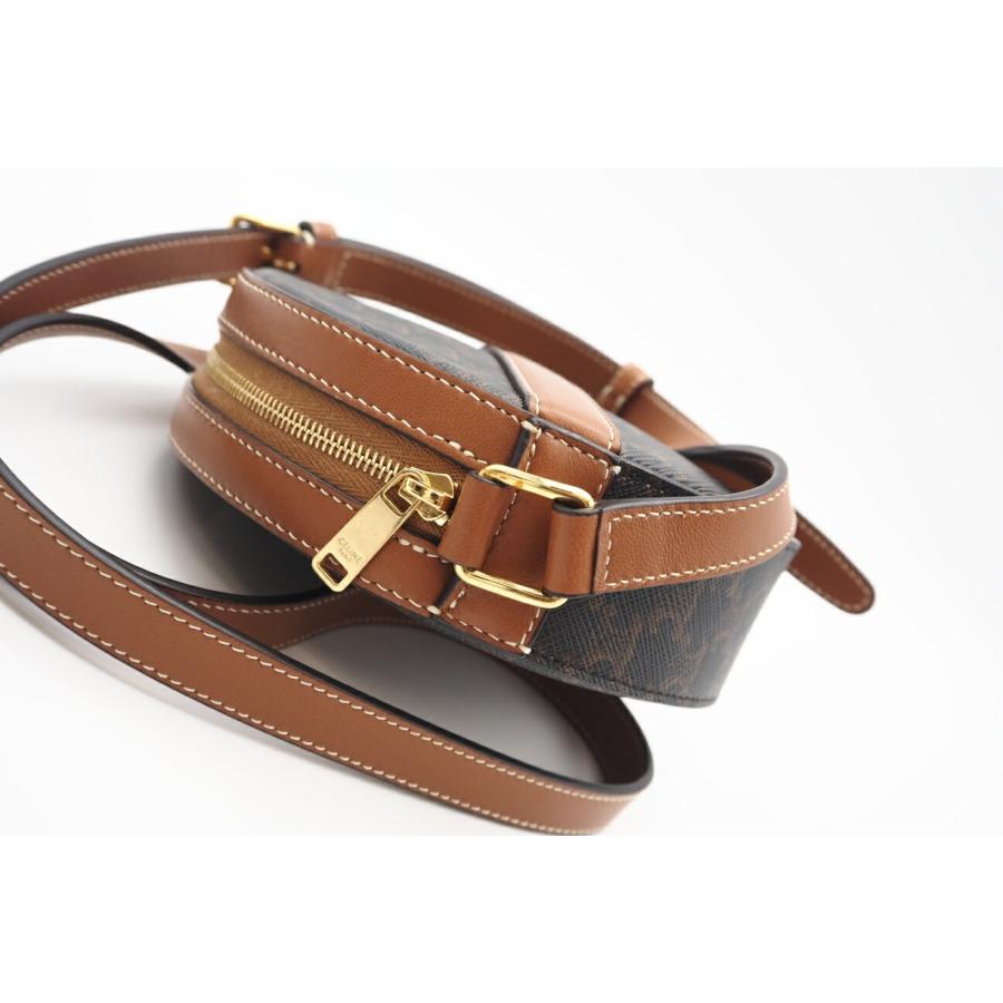 ★3日以内返品可★ 極美品 CELINE セリーヌ トリオンフ ラウンドパース ショルダーバッグ 10G342CAM | CELINE | 07