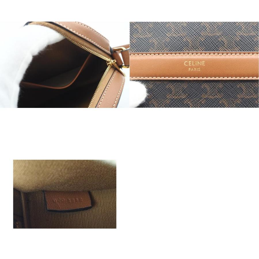 ★3日以内返品可★ 極美品 CELINE セリーヌ トリオンフ ラウンドパース ショルダーバッグ 10G342CAM | CELINE | 09