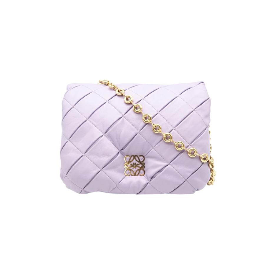 ★3日以内返品可★ 美品 LOEWE ロエベ ラムスキン パファー ゴヤバッグ A896P41X14 2wayショルダーバッグの画像