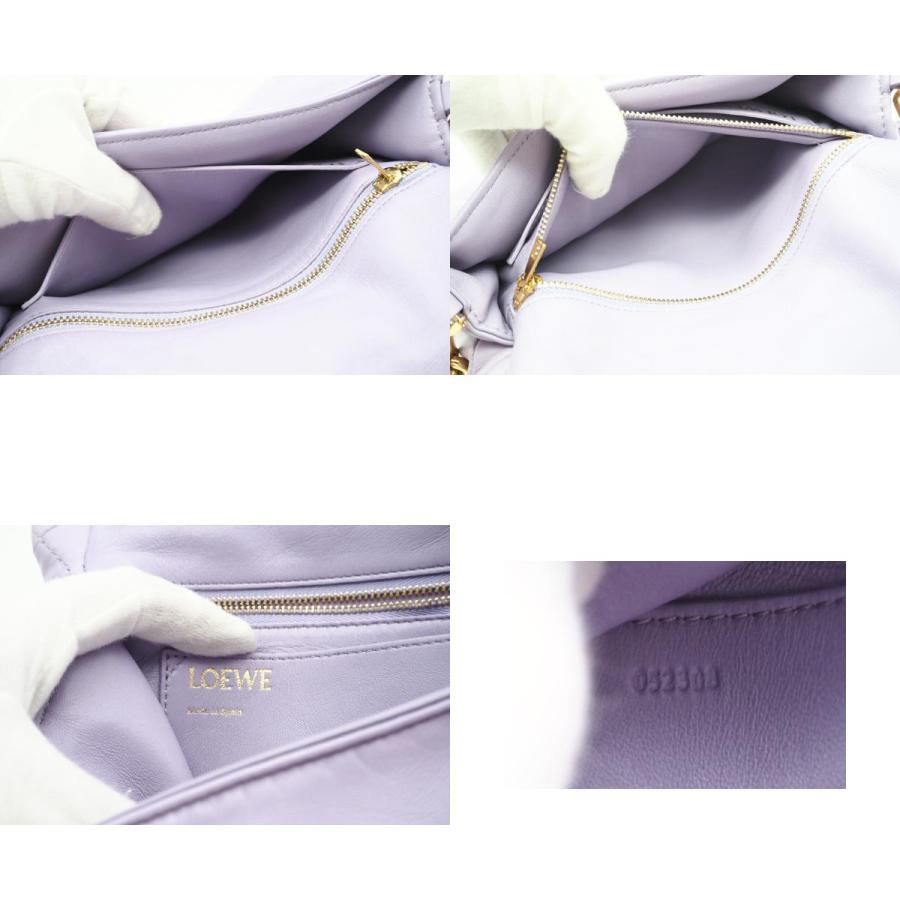 ★3日以内返品可★ 美品 LOEWE ロエベ ラムスキン パファー ゴヤバッグ A896P41X14 2wayショルダーバッグの画像