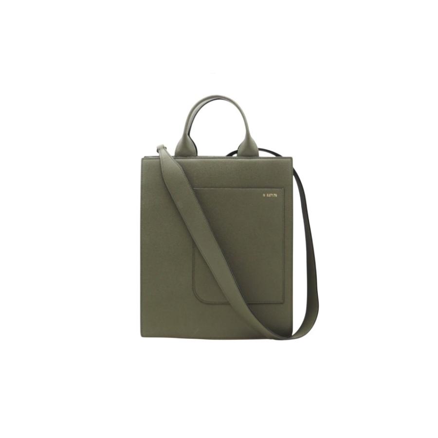 ★3日以内返品可★ 美品 Valextra ヴァレクストラ ソフトカーフスキン ボクシィ ミリタリー | Valextra | 01